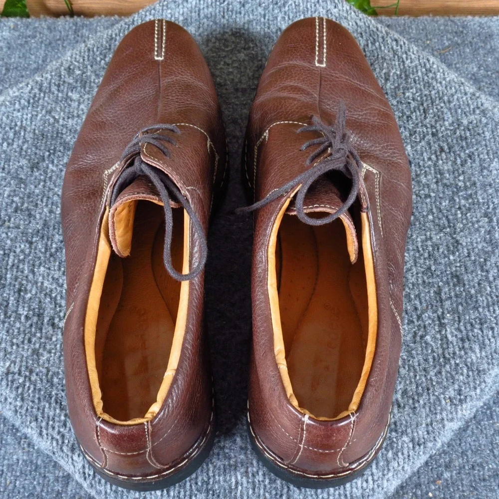 Studio Belvedere Beltrami Mens Oxford Shoes Size 11 D Casual Dress Brown Leather